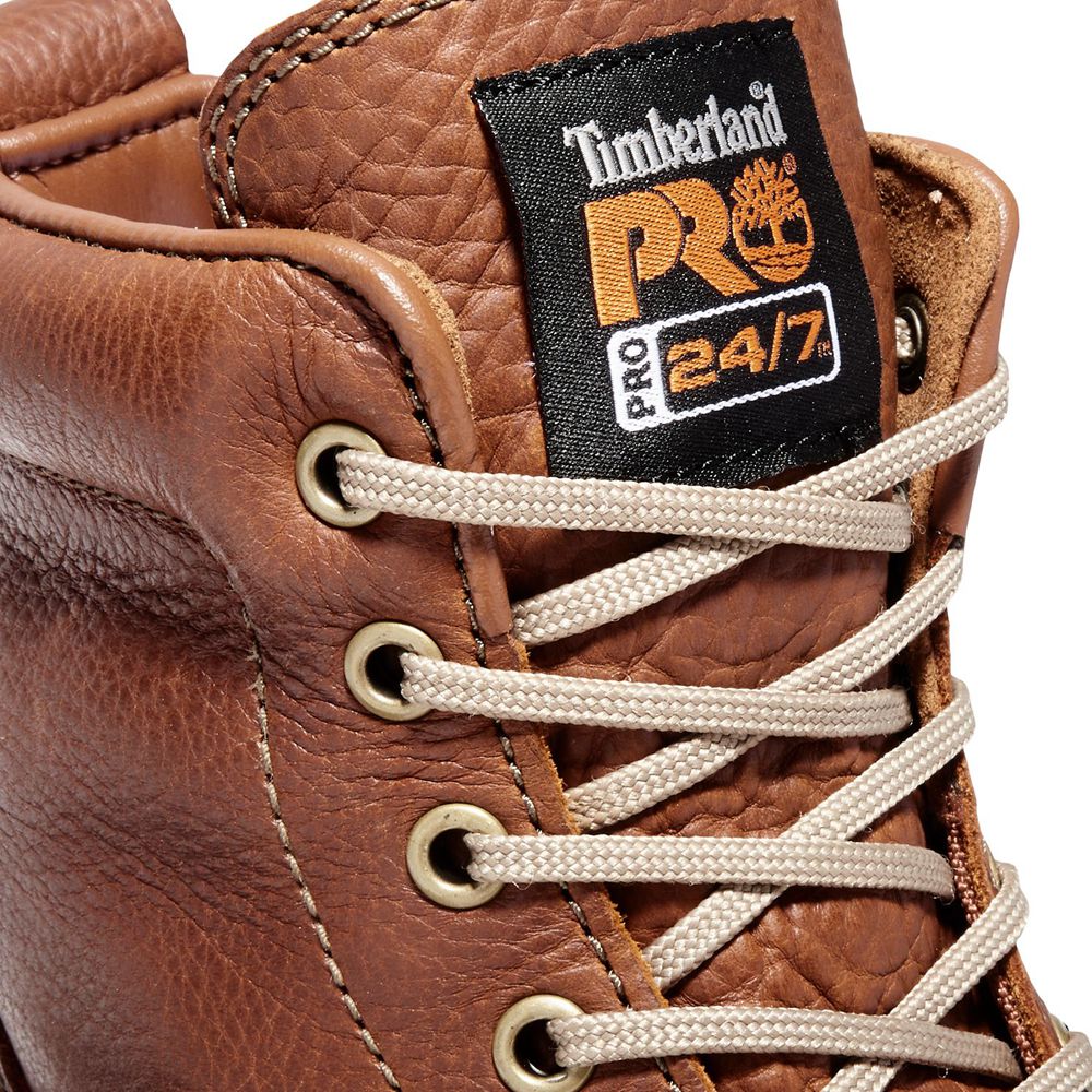 Bocanci Pro Timberland Barbati Maro - 6\" Soft Toe Wedge - Romania - WVFZGJ182